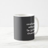 Funny Quote For Book Lovers Modern Script Koffiemok (Voorkant rechts)