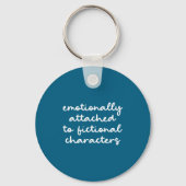 Funny Quote For Book Lovers Modern Script Sleutelhanger (Voorkant)