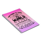 Funny Quote for Cute Plushie Lovers & Collectors Notitieboek (Rechterzijde)