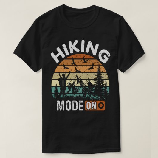 Funny quote for hiking lover, mode hike on t-shirt (Design voorkant)