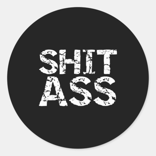 Funny Quote Gag Gift Joke For Men Sarcastic Ronde Sticker (Voorkant)