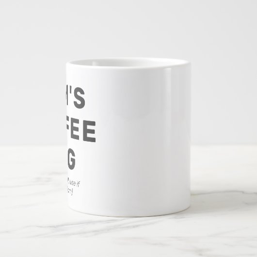 Funny Quote Gag Gift Personalized Coffee Mok (Voorkant)