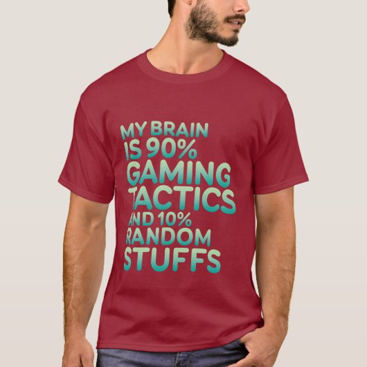 Funny Quote Gamer T-shirts voor speldenaars (Voorkant)