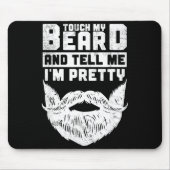 Funny Quote Gift For Bearded Men And Beard Lovers Muismat (Voorkant)