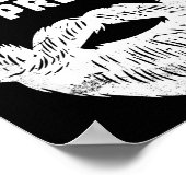 Funny Quote Gift For Bearded Men And Beard Lovers  Poster (Hoek)