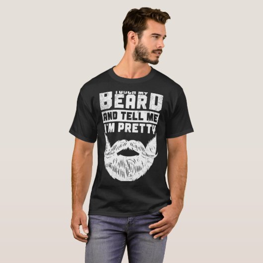 Funny Quote Gift For Bearded Men And Beard Lovers  T-shirt (Voorkant volledig)