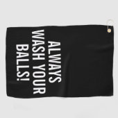 Funny Quote Golfhanddoek (Horizontaal)