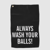 Funny Quote Golfhanddoek (Voorkant)