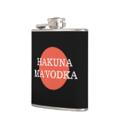 Funny Quote Hakuna Ma'Vodka Drink Parody Heupfles (Links)