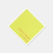 Funny Quote Introvert Humor Custom Chartreuse Servet (Hoek)