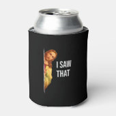 Funny Quote Jesus Meme I Saw That Christian God Wo Blikjeskoeler (Blikje Voorkant)