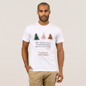 Funny Quote kerstvakantie familie T-shirt (Voorkant volledig)