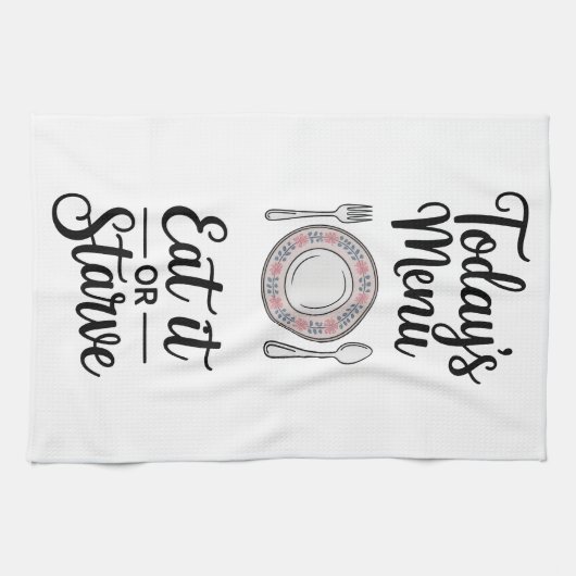 Funny Quote Kitchen Towel Theedoek (Horizontaal)