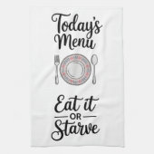 Funny Quote Kitchen Towel Theedoek (Verticaal)