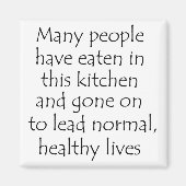 Funny quote kookmagneten kookmagneten magneet (Voorkant)