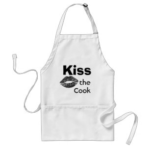 Funny Quote, Kus the Cook, Cute quote Novelty Standaard Schort