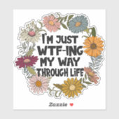 Funny Quote Leven Gezegden Mam Papa Ouderschap Sticker (Vel)