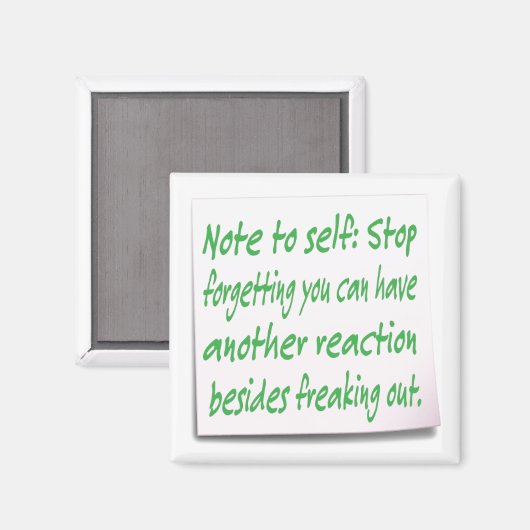 Funny Quote Magnet (Voorkant / Achterkant)