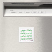 Funny Quote Magnet (Insitu (Vaatwasser))