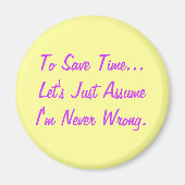 Funny Quote Magnet (Voorkant)