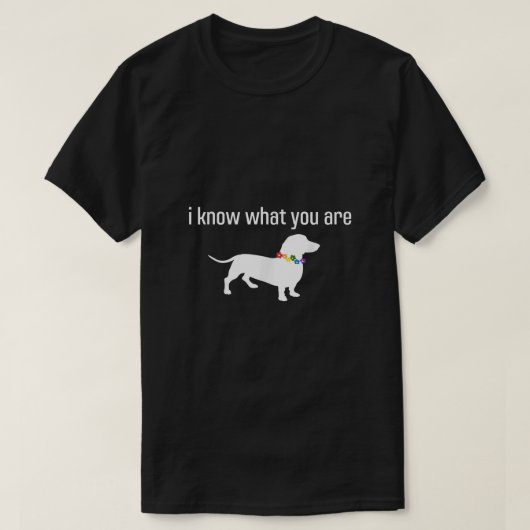 Funny Quote Meme Ik weet wat je homofoob doet T-shirt (Design voorkant)