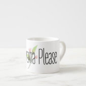 Funny Quote No Drama Please Decor For Home Espresso Kop (Voorkant rechts)