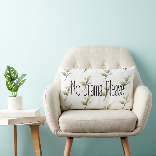Funny Quote No Drama Please Decor For Home Kussen (Stoel)