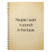 Funny Quote Note Keeping Notitieboek (Voorkant)
