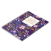 Funny Quote Office Meeting Floral Personalized Notitieboek (Linkerzijde)
