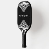 Funny Quote Personalized Checker Pickleball Paddle (Links)