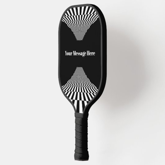 Funny Quote Personalized Checker Pickleball Paddle (Links)