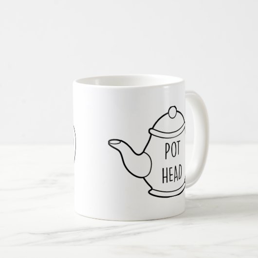 Funny Quote Pot Head Mok (Voorkant rechts)