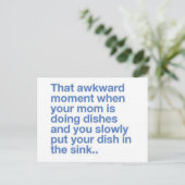 Funny Quote Producten Briefkaart (Staand voorkant)