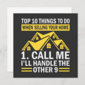 Funny Quote Real Estate Agent (Voorkant / Achterkant)