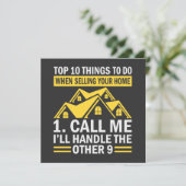 Funny Quote Real Estate Agent (Staand voorkant)