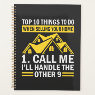 Funny Quote Real Estate Agent Planner