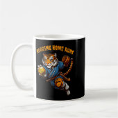 Funny Quote Roaring Home Run Ball Retro Tiger Love Koffiemok (Links)