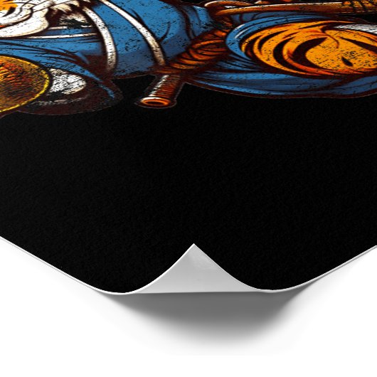 Funny Quote Roaring Home Run Ball Retro Tiger Love Poster (Hoek)