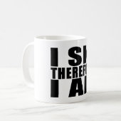 Funny Quote Skiers : Ik ben dus Ski Koffiemok (Voorkant links)