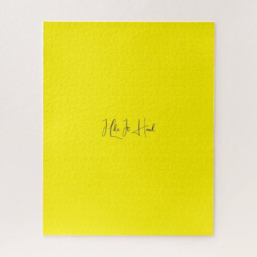 Funny Quote Solid Background Puzzle Legpuzzel (Verticaal)