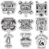 funny quote sports Printable Sticker (Voorkant)