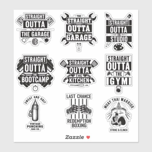 funny quote sports Printable Sticker (Vel)