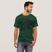 Funny Quote Theres Highway To Hell And Stairway To T-shirt (Voorkant volledig)