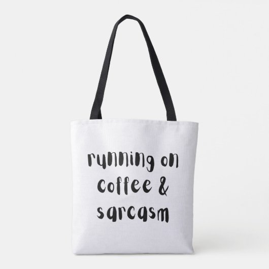 Funny Quote Tote Bag (Achterkant)