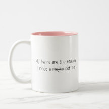 Funny Quote Trendy Gift Coffee Mok Twins Mojito