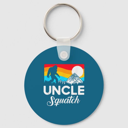 Funny Quote Uncle Bigfoot Squatch  Sleutelhanger (Voorkant)