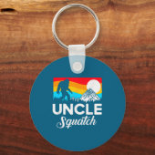 Funny Quote Uncle Bigfoot Squatch  Sleutelhanger (Voorkant)