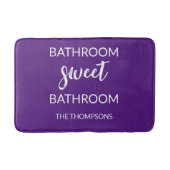 Funny Quote Violet Bath Mat (Voorkant)