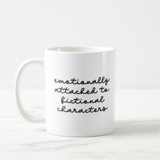 Funny Quote voor Book Lovers Modern Script Koffiemok