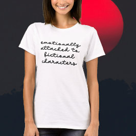 Funny Quote voor Book Lovers Modern Script T-shirt